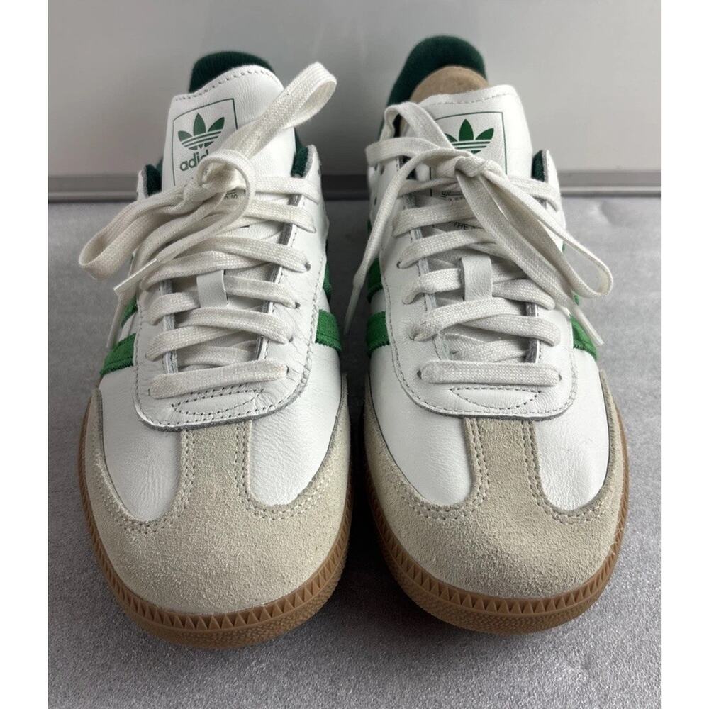 Adidas Men's Samba OG Shoes CD4 White/Collegiate Green JI3202 Size US:9